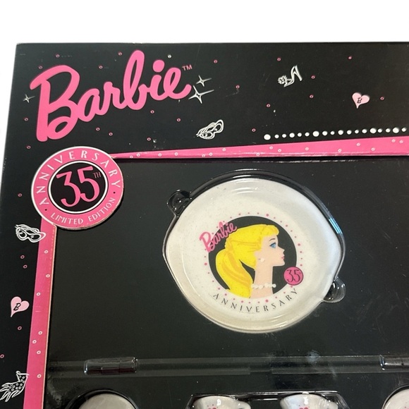 Barbie Nostalgic 35th Anniversary Limited Edition Mini Tea Set Vintage Collector - Picture 2 of 14